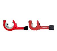 KS TOOLS 104.5050 - Coupe Tube Géant à Système Cliquet 28-67 mm - pour les Endroits Exigus - pour Découpe Échappement sans Démontage - Épaisseur de Coupe 3 mm & Coupe-tubes à cliquet, Ø12 à 35 mm