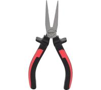 KS Tools 115.1016 Pince à Becs Plat - Gamme Ergotorque - L. 165 mm | Pince à bec plat, poignées bi-composants, L.165 mm, précision de serrage, chrome vanadium