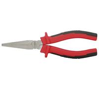 KS Tools 115.1016 Pince à becs plat KS, à poignées bi-composants L.165 mm