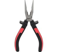 KS Tools 115.1023 Pince à Becs Demi-Ronde - Gamme Ergotorque - L. 165 mm | Pince à bec demi-rond, poignées bi-composants, L. 165 mm, précision de serrage, chrome vanadium