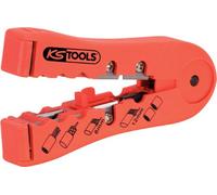 KS Tools Pince à dénuder 115.1241 pour câbles informatiques 112 mm