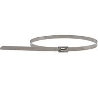 KS Tools 115.1593 Serre-câbles en acier inoxydable avec fermeture à bille, 4,6x350mm, 100 pièces