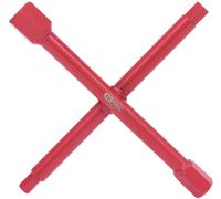 KS TOOLS Clé sanitaire en croix, 7 fonctions