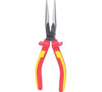 KS Tools Pince à becs demi-ronds longue 117.1118 isolée 1000 V 215 mm à poignées bi-composants