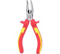 KS Tools 117.1120 Pince à bec demi-ronds isolé 1000 V à poignées bi-composants Longueur 150 mm