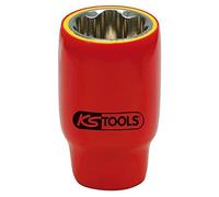 KS Tools 117.1211 - Douille 1/2" avec revêtement isolant, 11 mm - En Chrome Vanadium