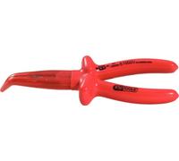 KS Tools 117.1719 Pince à bec demi-rond coudée à 45° 1000V L.200 mm