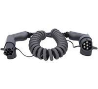 KS Tools Câble de charge efuturo KS Tools spiralé, connecteur du type 2 vers le type 2, triphase, jusqu’à 11 kW, 32 A, 400 V, mode 3, 5 mètres Quantité:1