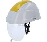 KS Tools 1170136 117.0136 Casque de protection EN 397, EN 50365 DIN 166, DIN 167, DIN 168, DIN 170 blanc, jaune