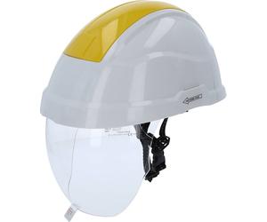 KS Tools 1170136 117.0136 Casque de protection EN 397, EN 50365 DIN 166, DIN 167, DIN 168, DIN 170 blanc, jaune