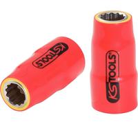 KS Tools Douille 3/8" avec revêtement isolant, 3/8" Quantité:1