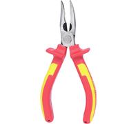 KS Tools 117.1120 Pince à bec demi-ronds isolé 1000 V à poignées bi-composants Longueur 150 mm