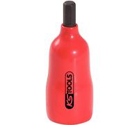 KS TOOLS Douille tournevis 1/4" avec revêtement isolant pour vis à six p...