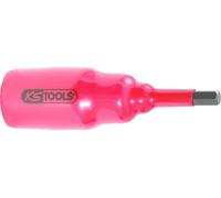 KS Tools 117.1736 - Douille tournevis 3/8" avec revêtement isolant pour vis à 6 pans intérieur, 5 mm - En Chrome Vanadium - Brunie