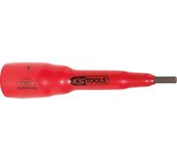 KS Tools Douille tournevis 3/8" avec revêtement isolant pour vis à six pans creux, 10 mm, longueur 116 mm Quantité:1