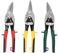 KS Tools 118.0050 Jeu de cisaille pour Tôles 3 pièces | Jeu de 3 cisailles à tôles