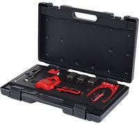 KS Tools - 122.1290 - Appareil à collet pour durite de frein - Outillage mecanique auto - Vis de force hydraulique - Utilisation sans démontage de la conduite - 16 Pièces