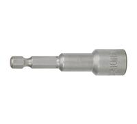 KS Tools - 122.2102 - Noix de serrage magnétique 1/4" - 8 mm - 6 pans - Utilisation manuelle ou avec visseuse