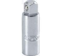KS Tools 130.0306 - Douille 4 pans 1/4'', 6 mm - Adapté à la plupart des vannes de coupure - En Chrome Vanadium - Finition Chromée