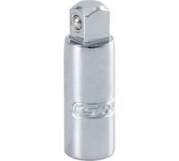 KS Tools 130.0306 - Douille 4 pans 1/4'', 6 mm - Adapté à la plupart des vannes de coupure - En Chrome Vanadium - Finition Chromée