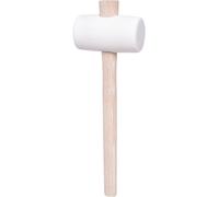 KS Tools 140.1235 Marteau en caoutchouc blanc, 500 g