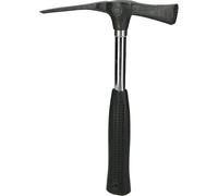 KS Tools Marteau de maçon 600 g, manche acier tubulaire, néoprène, panne large