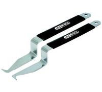 KS Tools 140.2202 Jeu de 2 outils à extraire les baguettes et joncs | Jeu de 2 outils à extraire les baguettes et joncs enjoliveurs de pare-brise