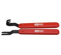KS Tools 140.2232 Extracteur de clips 2 pièces | Jeu de 2 dégrafeurs de clips, acier spécial