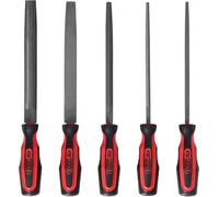 Jeu de limes emmanchées, 5 pcs, en trousse - KS Tools 140.3000