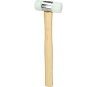 KS Tools Maillet 140.5211 à embout nylon 200 g tête Ø28 mm manche frêne galbé Multicolore