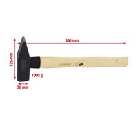 KS Tools 142.1400 Marteau à tête plate