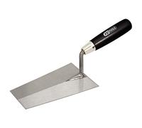 KS Tools 144.0122 Truelle carrée lame acier manche bois 180 mm | Truelle italienne carrée - lame acier - manche bois - 180 mm