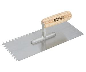 KS Tools 144.0351 Platoir denté lame inox cannelures 10 x 10 mm Diamètre 130 x 280 mm