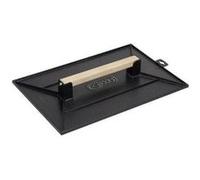 KS Tools - 144.0520 - Taloche plastique noire - Poignée bois - Plateau alvéolé - 420x260 mm