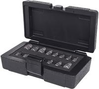 KS Tools - Jeu de vis 150.1385 - vis spirales et à tête fraisée - 15 pcs