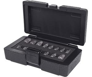 KS Tools 150.1385 - Module extracteur à spirales - Version extra-courte - Utilisable pour écrous et boulons arrachés - Permet un dévissage dans les deux sens - 15 pièces