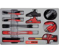 KS Tools Coffret d'accessoires de testeurs 150.1675 – Kit de câbles 12/24V – 13 pièces