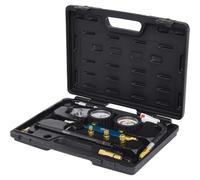 KS Tools 150.1780 Coffret testeur de perte de pression de cylindre | Coffret testeur de perte de pression de cylindre, 9 pièces, outillage professionnel, chrome vanadium