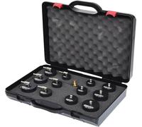 KS Tools 150.1825 Mallette de test pour système dair de charge à baïonnette pour turbocompresseur, 13 pièces