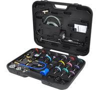 KS Tools 150.1930 - Kit de Diagnostic de Système de Refroidissement - Detecteur de Fuite d’Eau à Détection Rapide - Kit Idéal pour Tester l’Étanchéité du Système de Refroidissement et de Chauffage