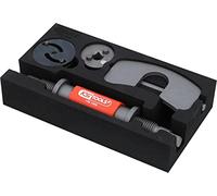 KS TOOLS 150.1965 - Repousse Piston Pneumatique Avec Coupelles Universelles - Repousse Piston Frein Pneumatique Droite Et Gauche - Adaptateur Universel Ã€ 2 Broches Réglables - Aluminium