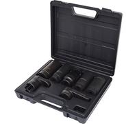 KS Tools 150.2100 - Coffret de douilles 3/8",1/2" - Pour sonde lamba, sonde thermique et injecteur - En Chrome Molybdène - 7 pièces