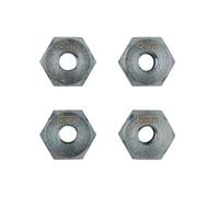 Ks Tools 150.2169 Jeu De 4 Écrous 6 Pans Pour Goujon Fileté G