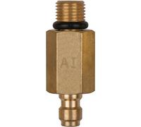 KS Tools 150.2348 Adaptateur M10x1,0 filetage externe et raccord de tuyau 1/4 avec bague détanchéité