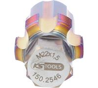 KS Tools 150.2546 Outil de réparation de filetage M22 x 1.5 acier à outils spécial 1 pc(s)
