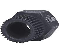 KS Tools 150.3104 - Douille percée clé 22x33 dents - XZN® - Pour monter les poulies d'alternateur