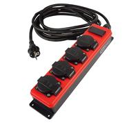 KS TOOLS - 150.4232F - Multiprise électrique 4 prises + 2 USB, L. 5m