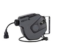 Enrouleur électrique mural, 3x1,5mm² - 15m - gris - KS TOOLS - 150.4317