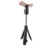 KS TOOLS - 150.4470F - Projecteur portable sur trépied - Projecteur de chantier 10 000 lumens - éclairage sans fil AC/DC - lampe LED