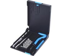 KS Tools 150.6070 Kit de réparation de filetage en acier inoxydable M10x1 | Coffret de réparation de filetage M10 x 1,25, outillage professionnel, chrome vanadium